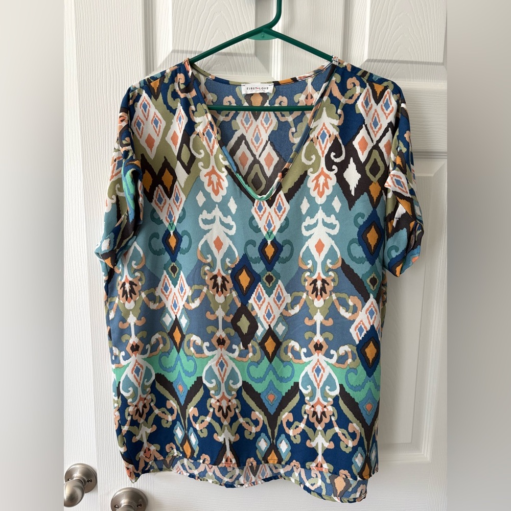 First Love V-Neck Blouse